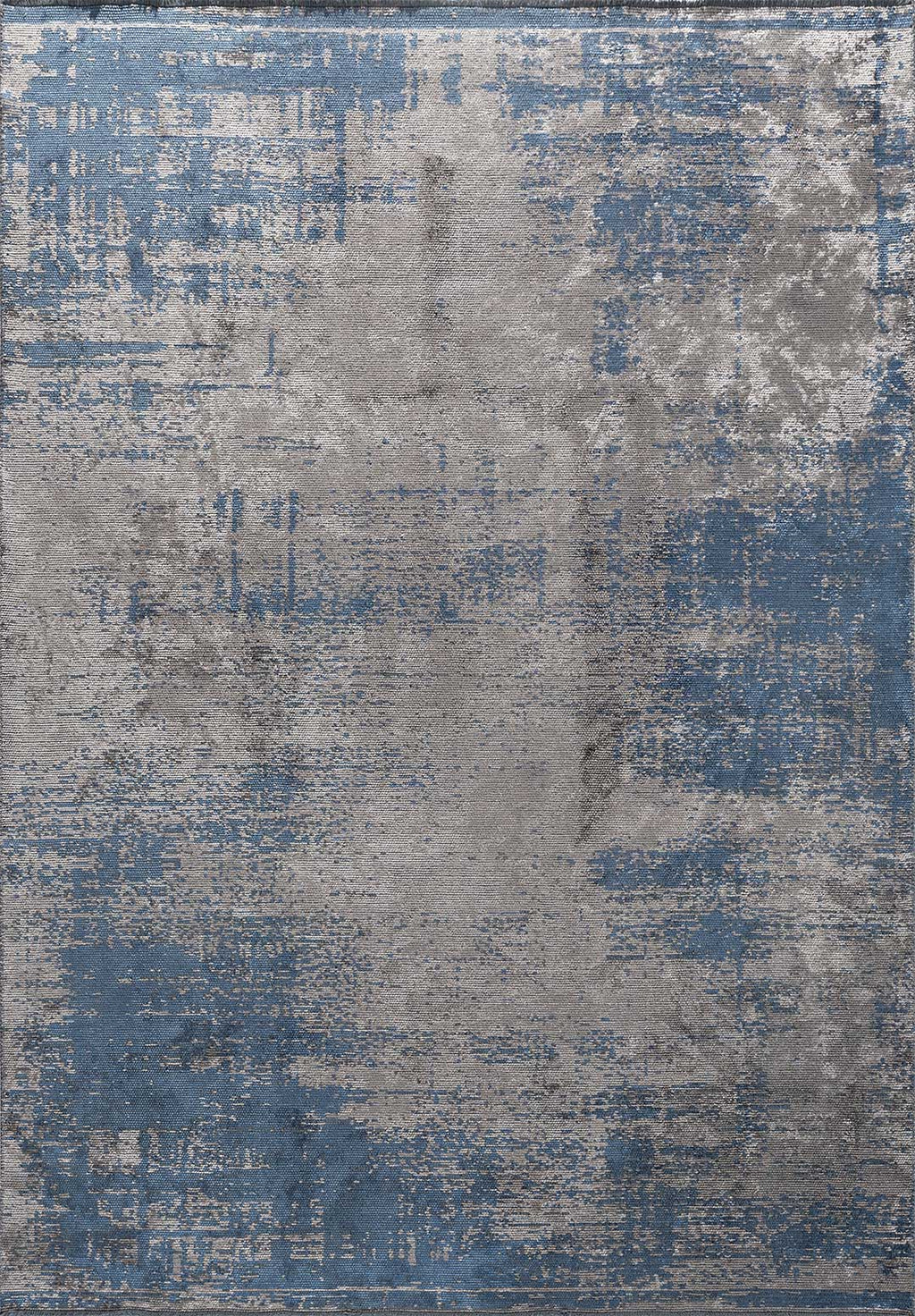 Surface Navy Blue - Grey Rug