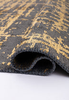Spark Anthracite - Gold Rug