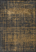 Spark Anthracite - Gold Rug