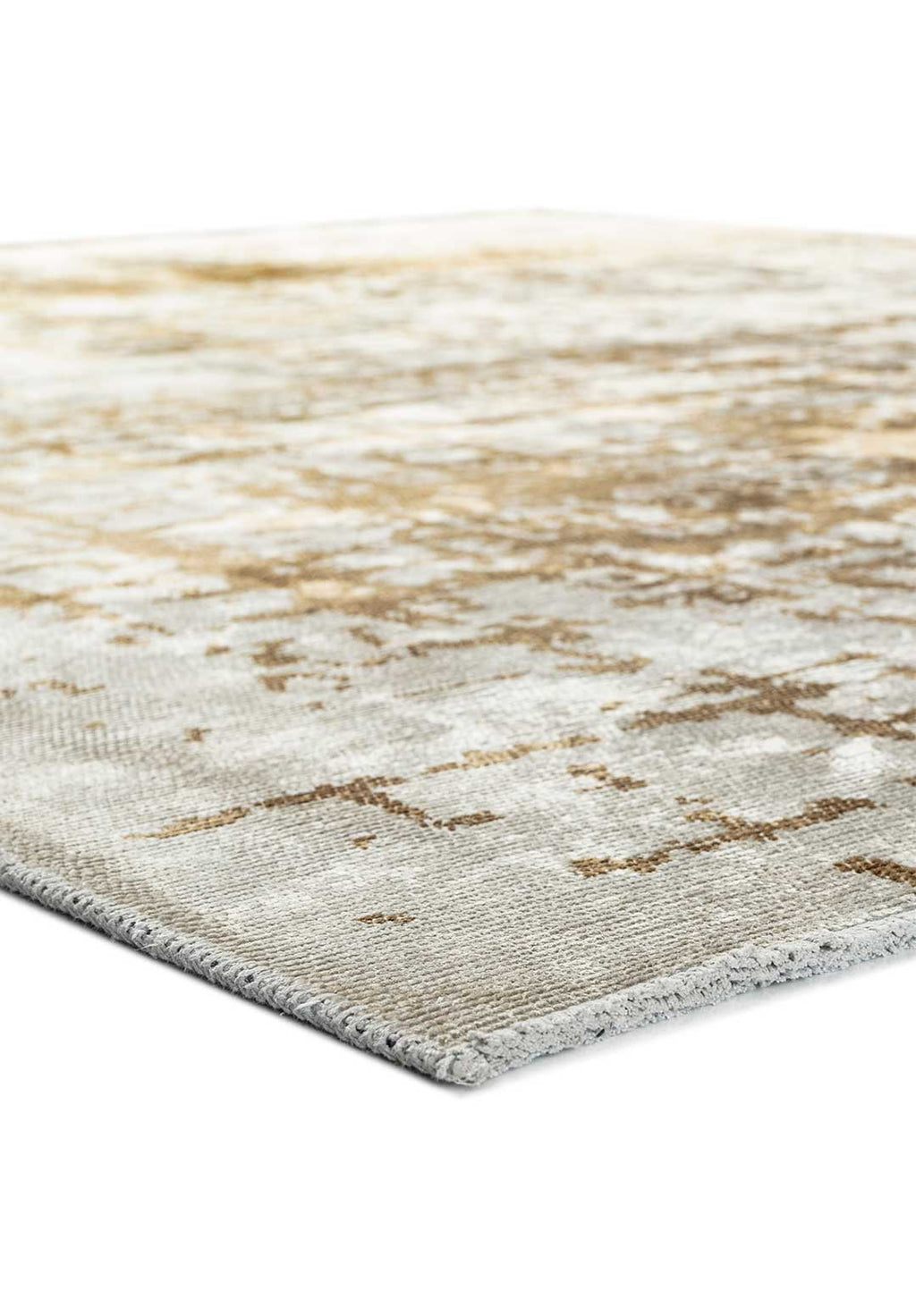 Spark White - Light Brown Rug