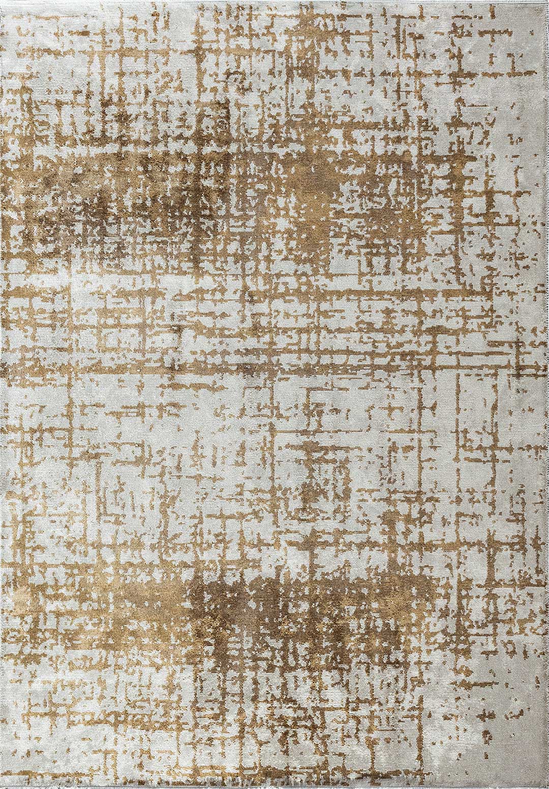 Spark White - Light Brown Rug