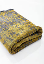 Spark Grey - Yellow Rug