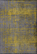 Spark Grey - Yellow Rug