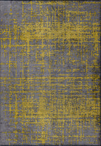 Spark Grey - Yellow Rug