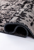 Spark Dark Grey - Black Rug
