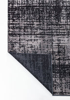 Spark Dark Grey - Black Rug