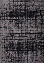 Spark Dark Grey - Black Rug