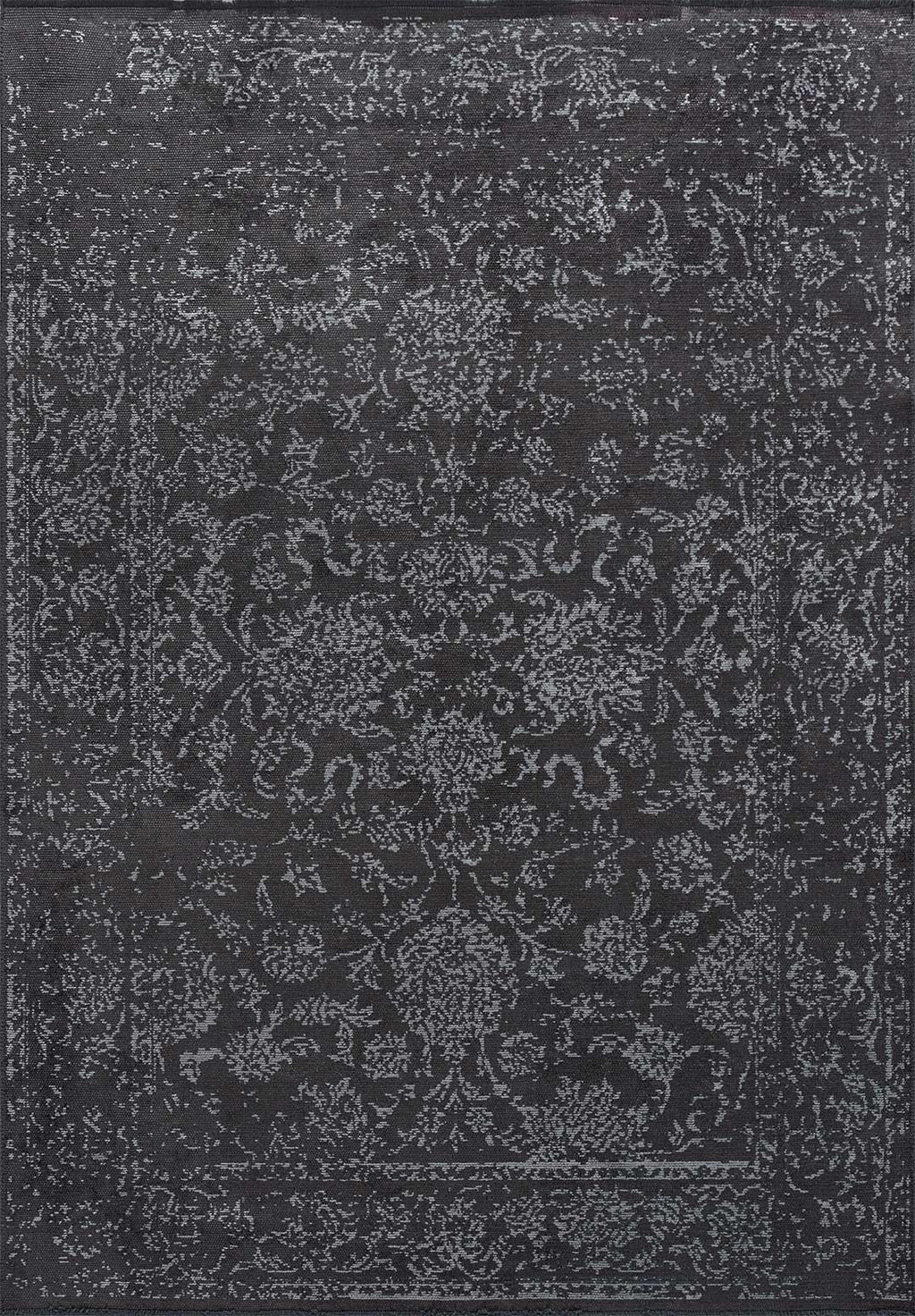 Classy Ice Blue - Charcoal Rug