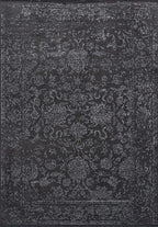 Classy Ice Blue - Charcoal Rug