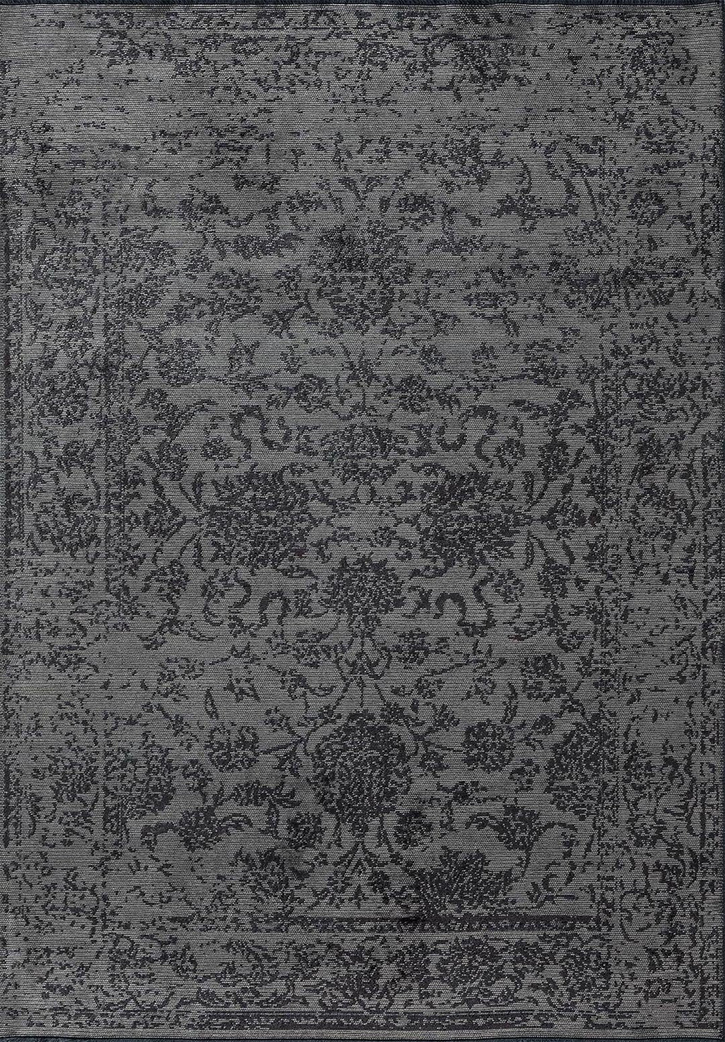 Classy Charcoal - Beige Rug