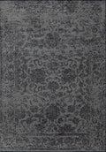 Classy Charcoal - Beige Rug