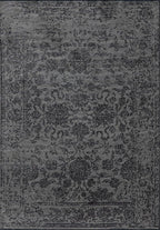 Classy Charcoal - Beige Rug
