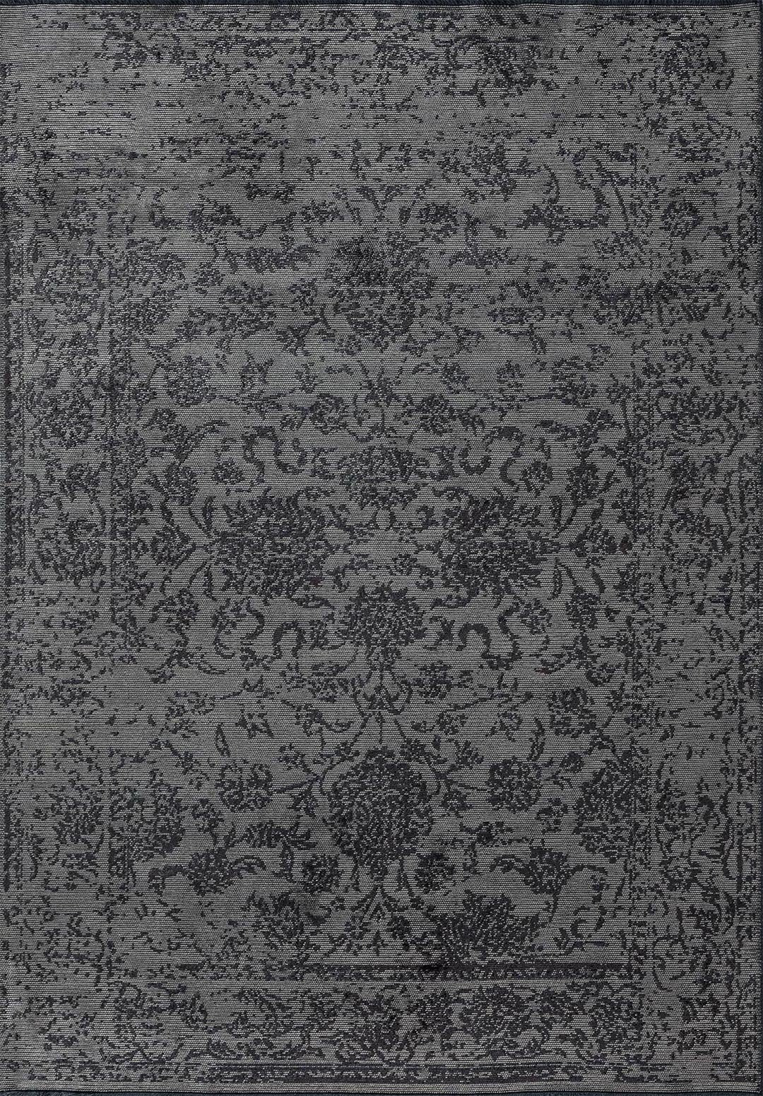 Classy Charcoal - Beige Rug