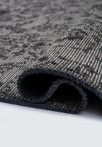 Classy Charcoal - Beige Rug
