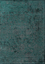 Classy Beige - Dark Green Rug