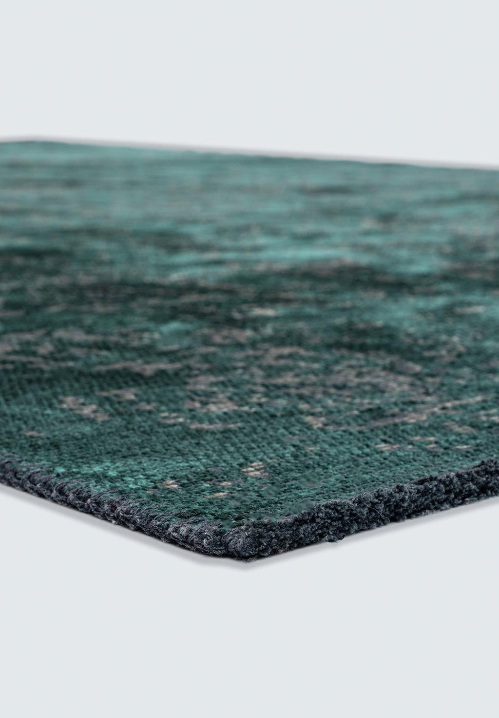 Classy Beige - Dark Green Rug