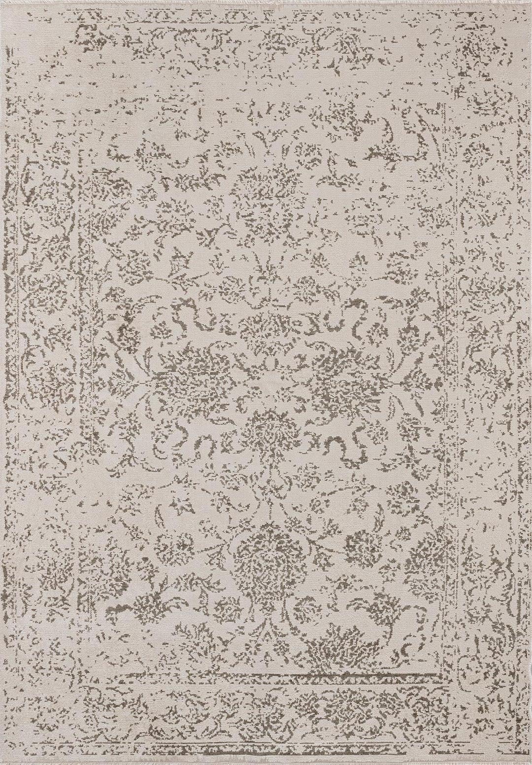 Classy Khaki - Ecru Rug
