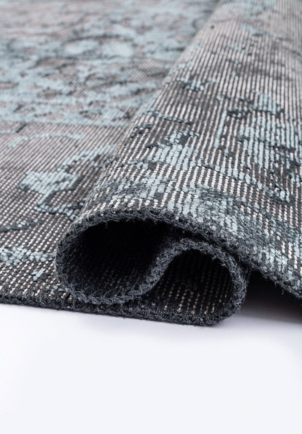 Antique Blue - Grey Rug