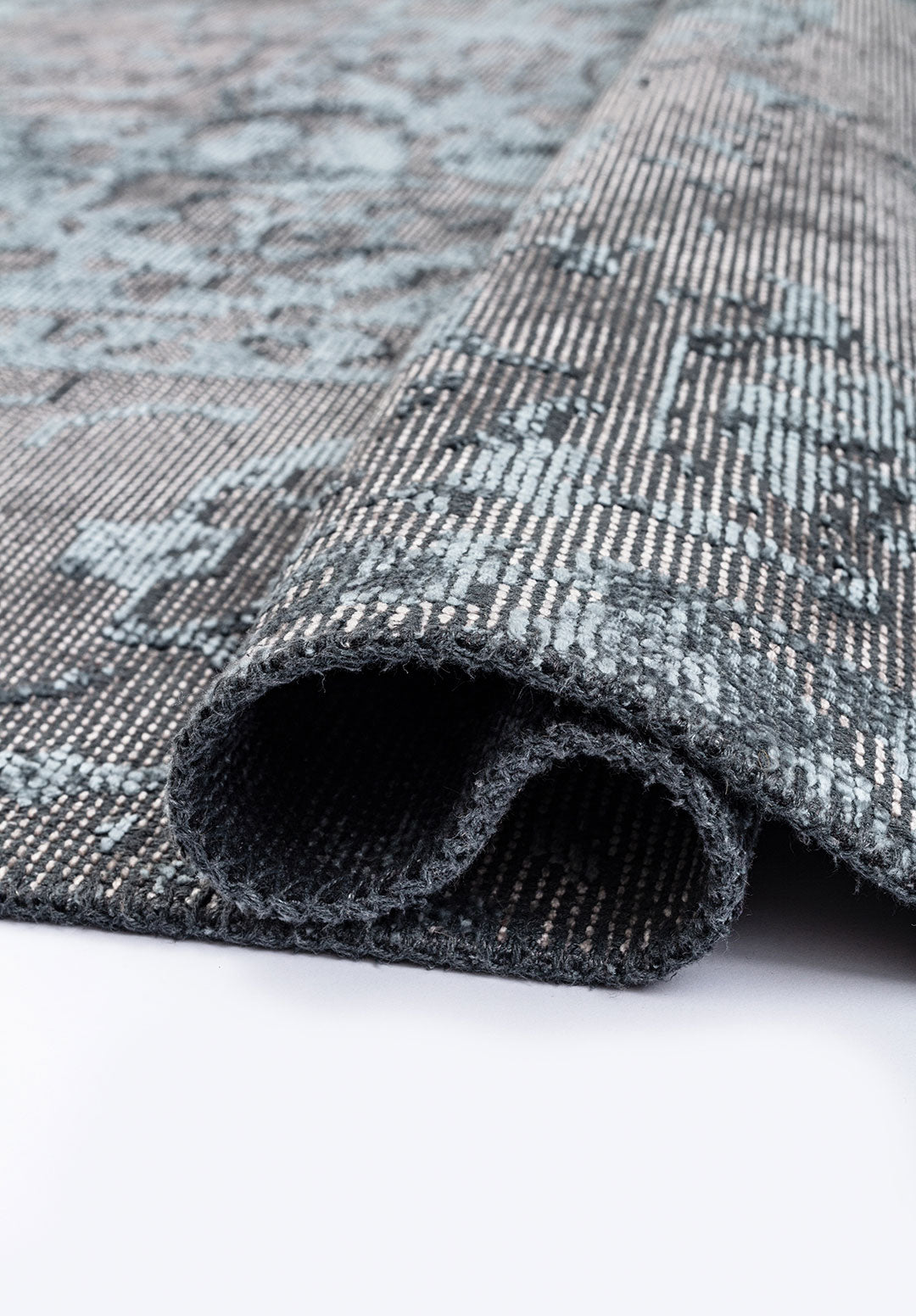 Antique Blue - Grey Rug