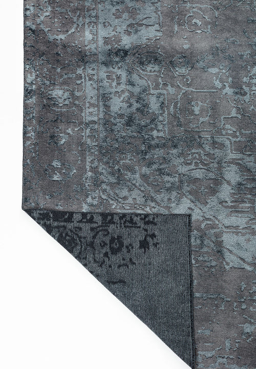 Antique Blue - Grey Rug