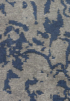 Seal Navy Blue - Beige Rug