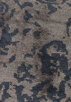 Seal Blue - Beige Rug