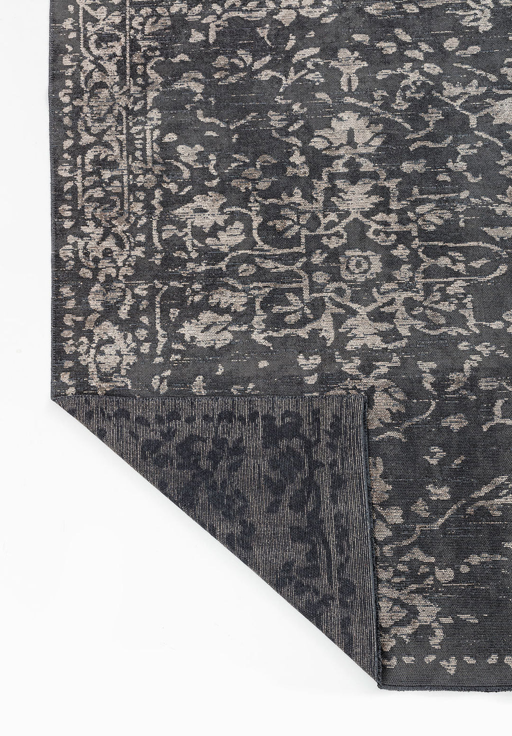 Flora Beige - Anthracite Rug