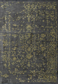 Flora Green - Anthracite Rug