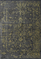 Flora Green - Anthracite Rug