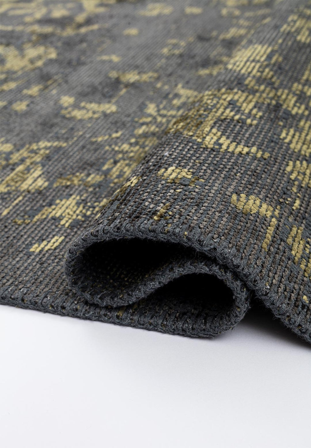 Flora Green - Anthracite Rug