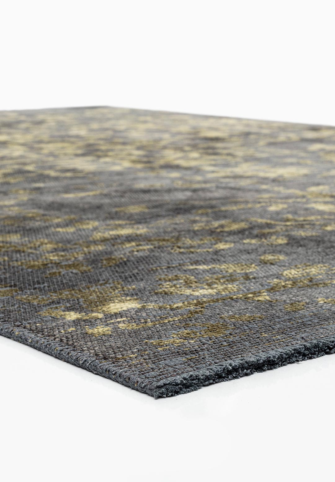 Flora Green - Anthracite Rug