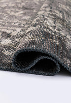 Flora Beige - Dark Grey Rug