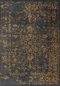 Flora Mustard - Anthracite Rug
