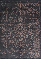 Flora Copper - Charcoal Rug