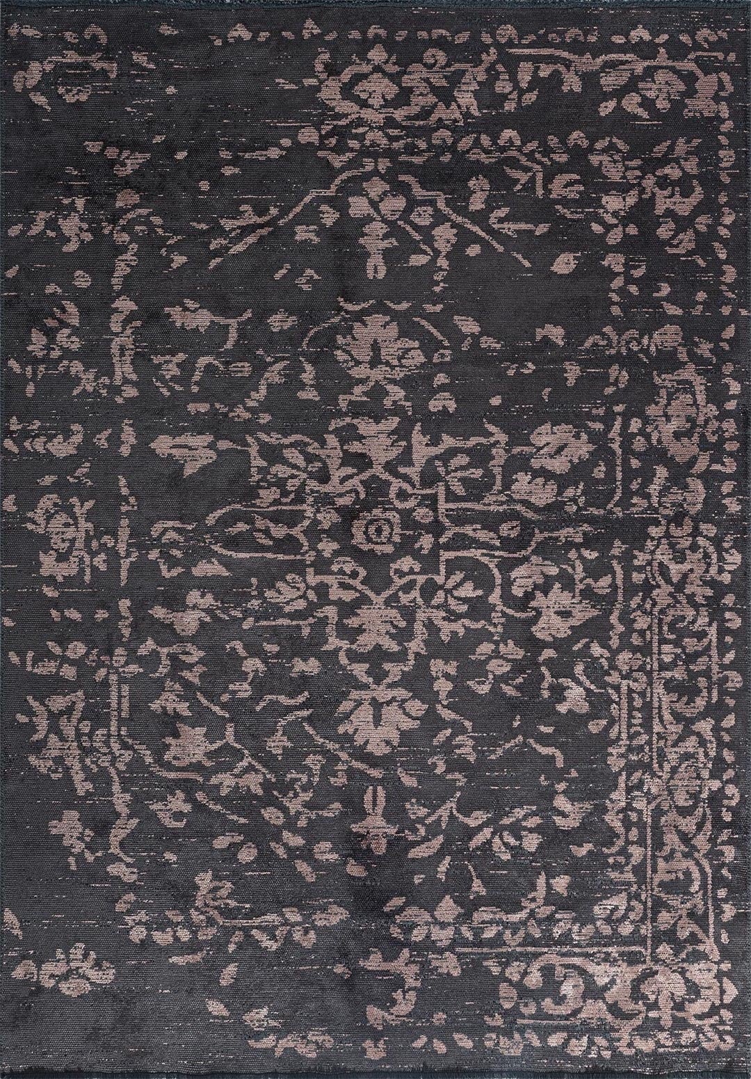 Flora Copper - Charcoal Rug