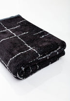 Dent Black - Light Cream Rug