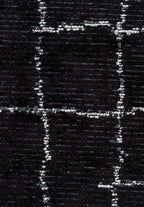 Dent Black - Light Cream Rug