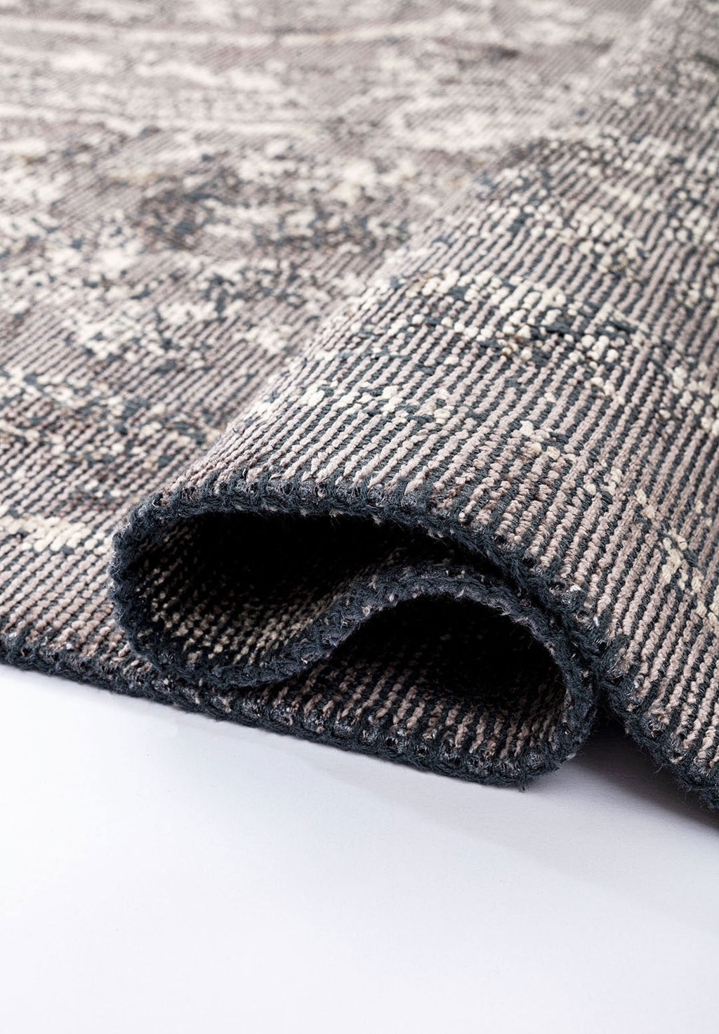 Babylon Dark Grey - Beige Rug