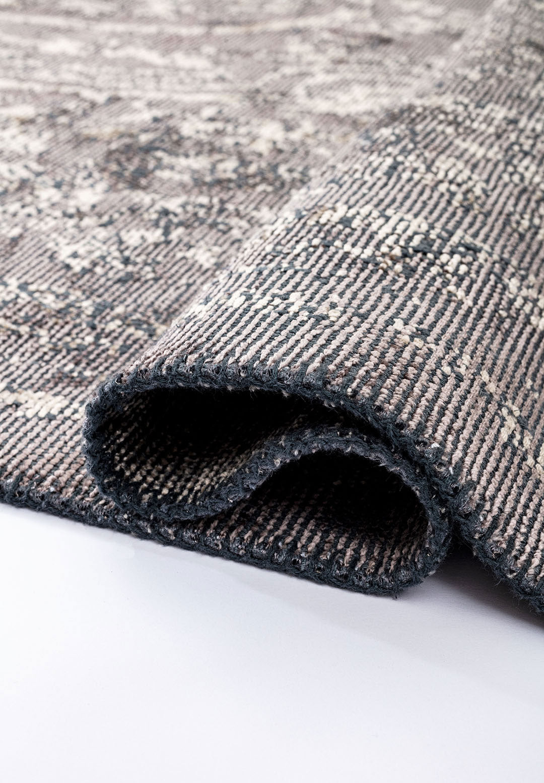 Babylon Dark Grey - Beige Rug