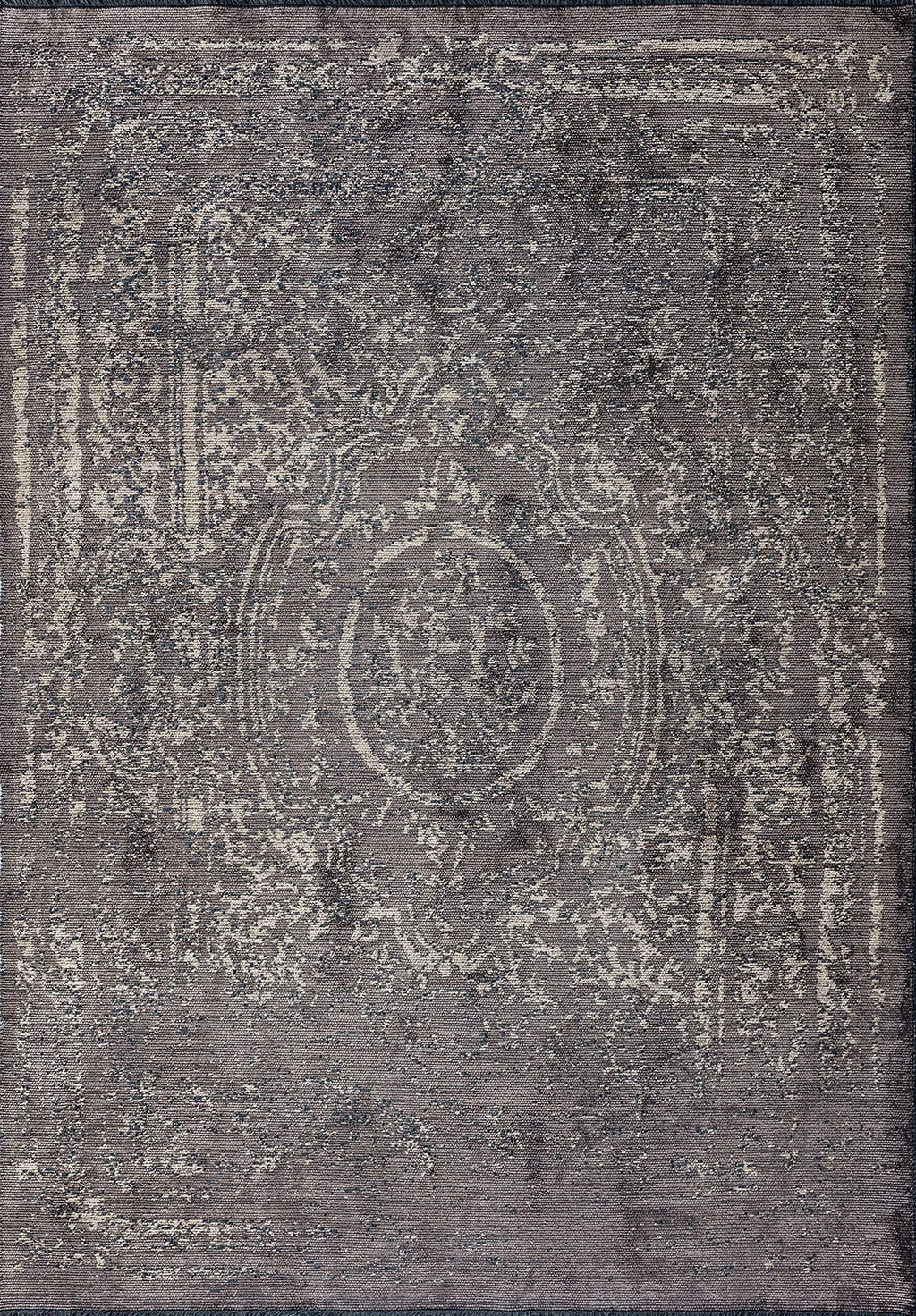 Babylon Dark Grey - Beige Rug
