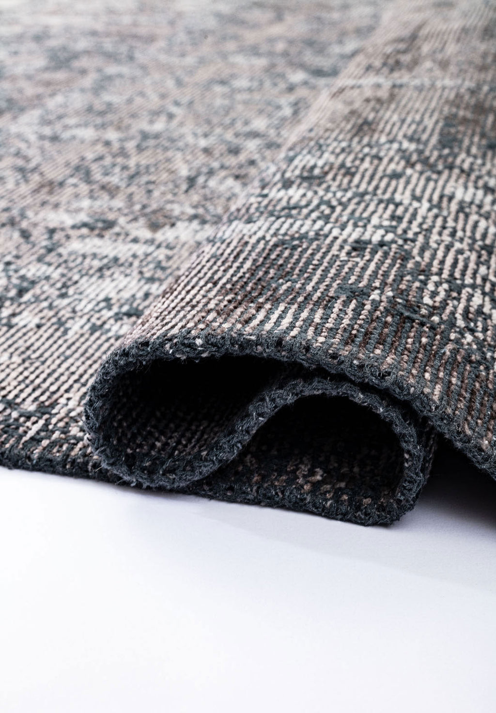 Caesar Dark Grey - Light Grey Rug