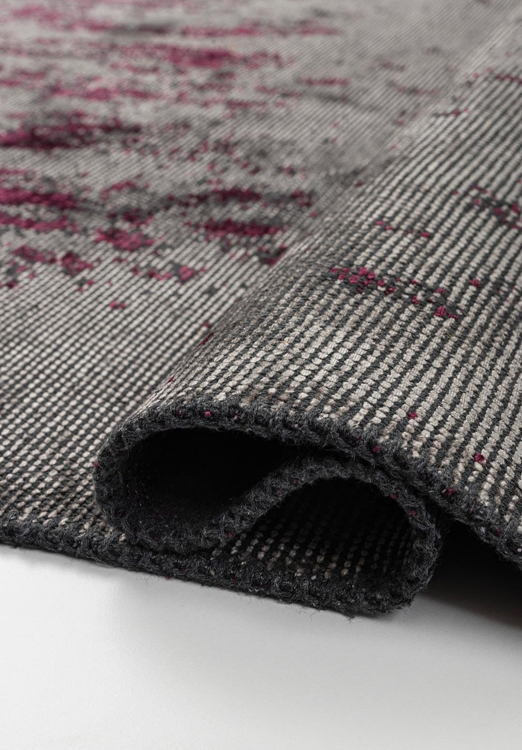 Caesar Grey - Dark Damson Rug