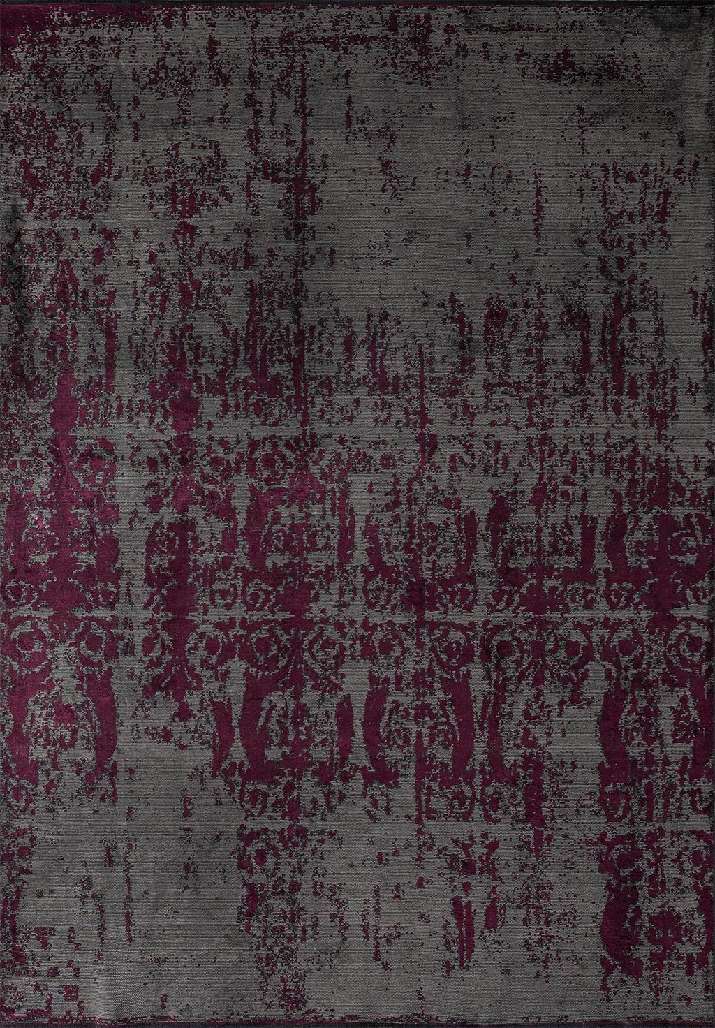 Caesar Grey - Dark Damson Rug