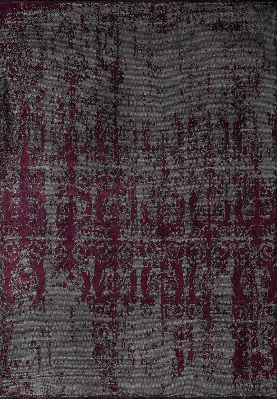 Caesar Grey - Dark Damson Rug