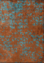 Triangle Terra - Turquoise Rug