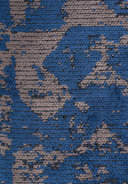 Triangle Dark Grey - Navy Blue Rug