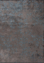 Triangle Dark Grey - Blue Rug