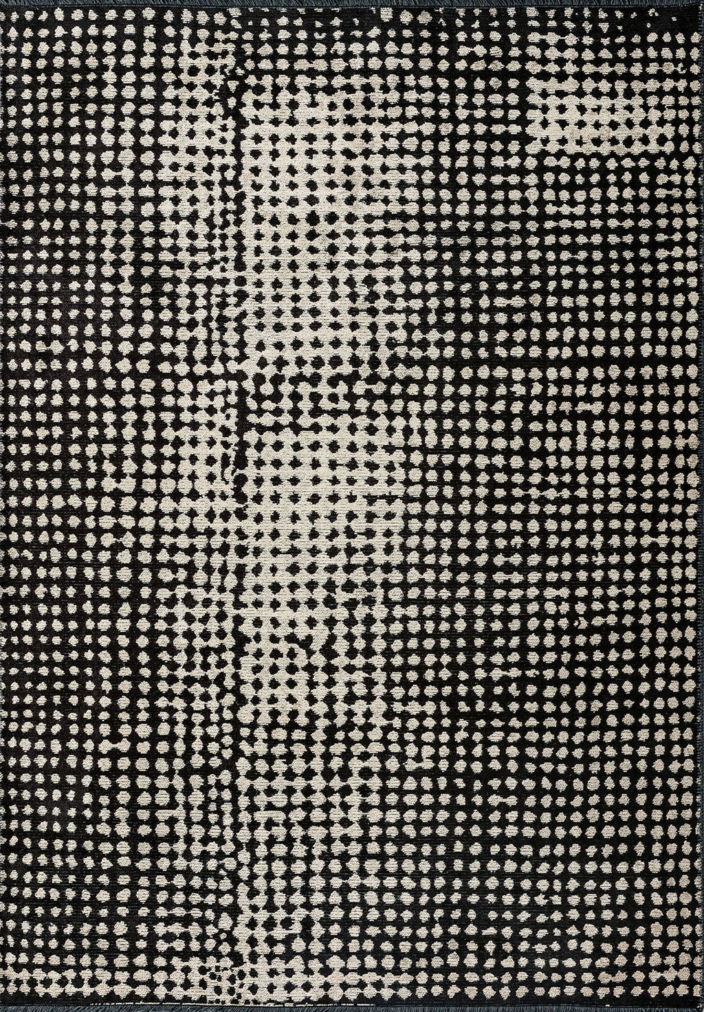 Dots Black - Cream Rug