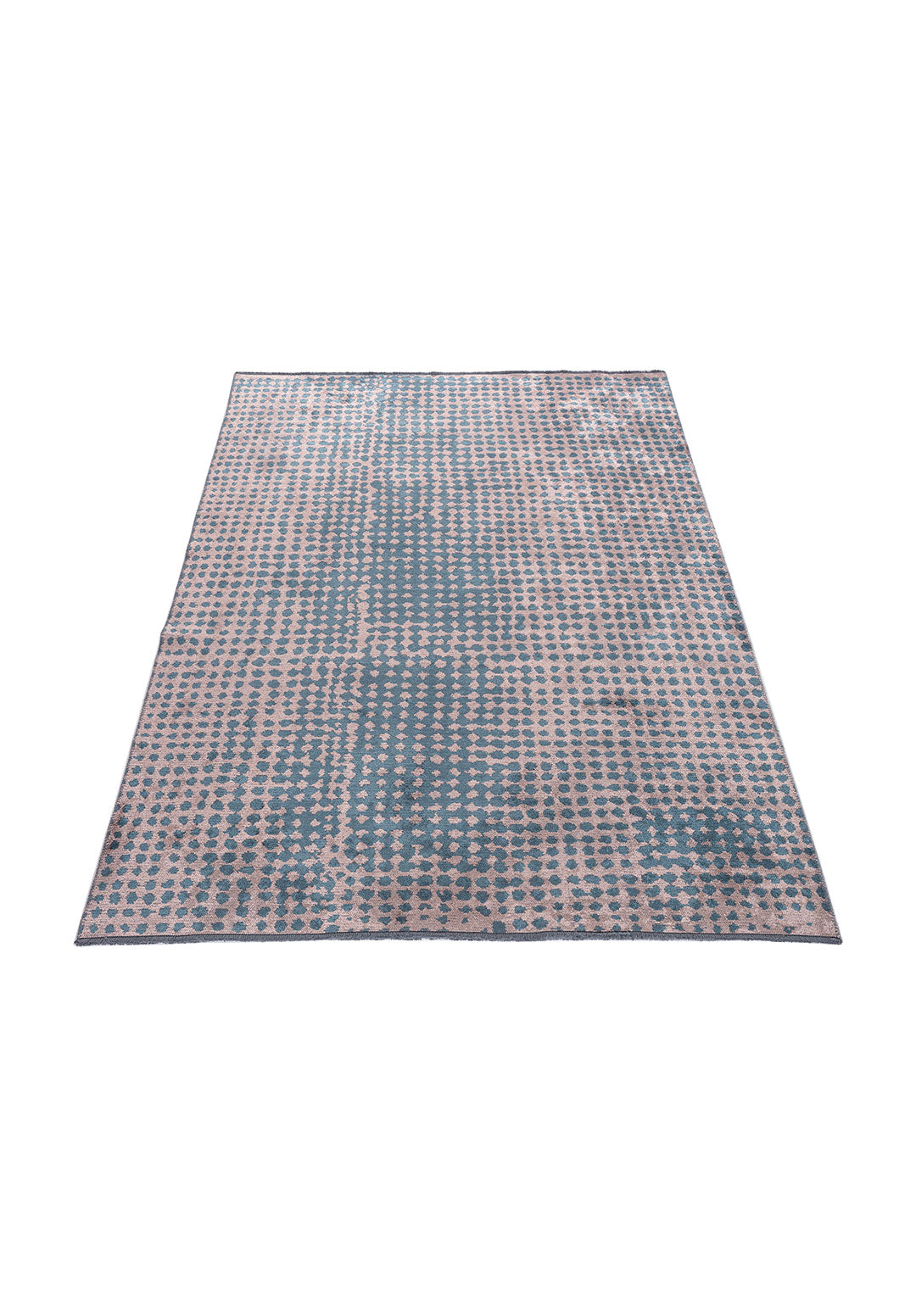 Dots Copper - Petrol Rug