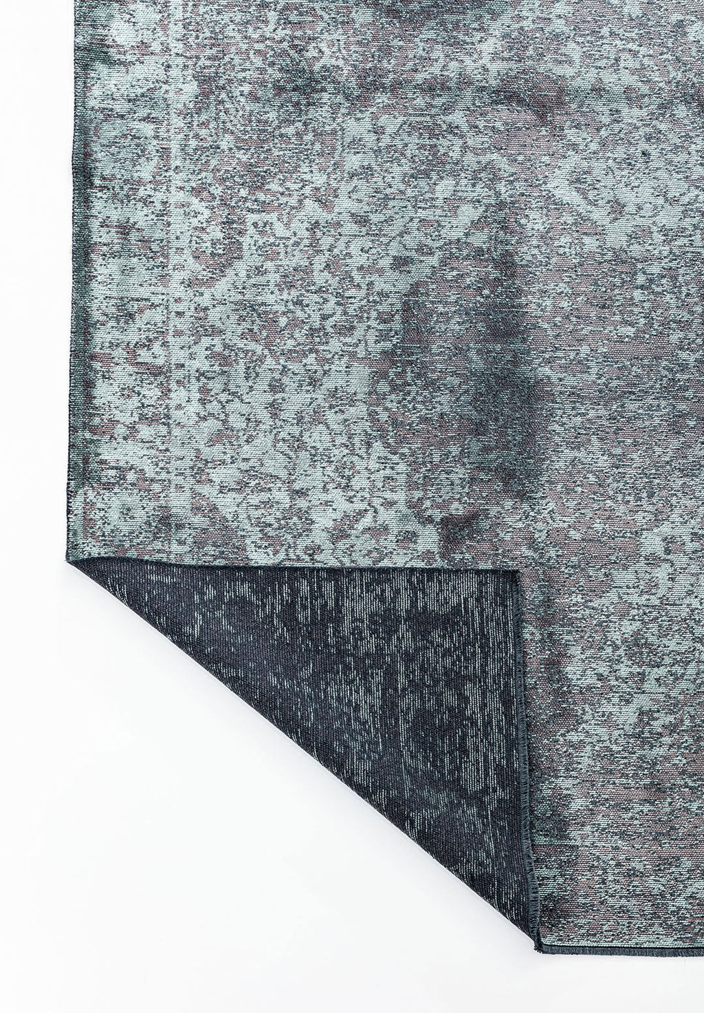 Glory Dark Grey - River Green Rug